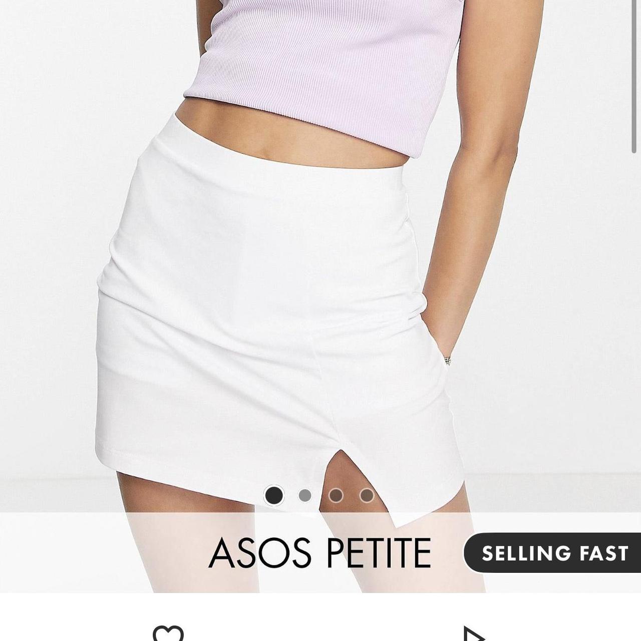 Asos tennis skort in size 4 petite. Brand new, never... Depop