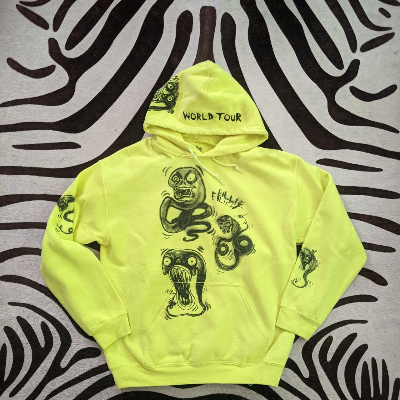 Reserved yellow hoodie billie on sale eilish