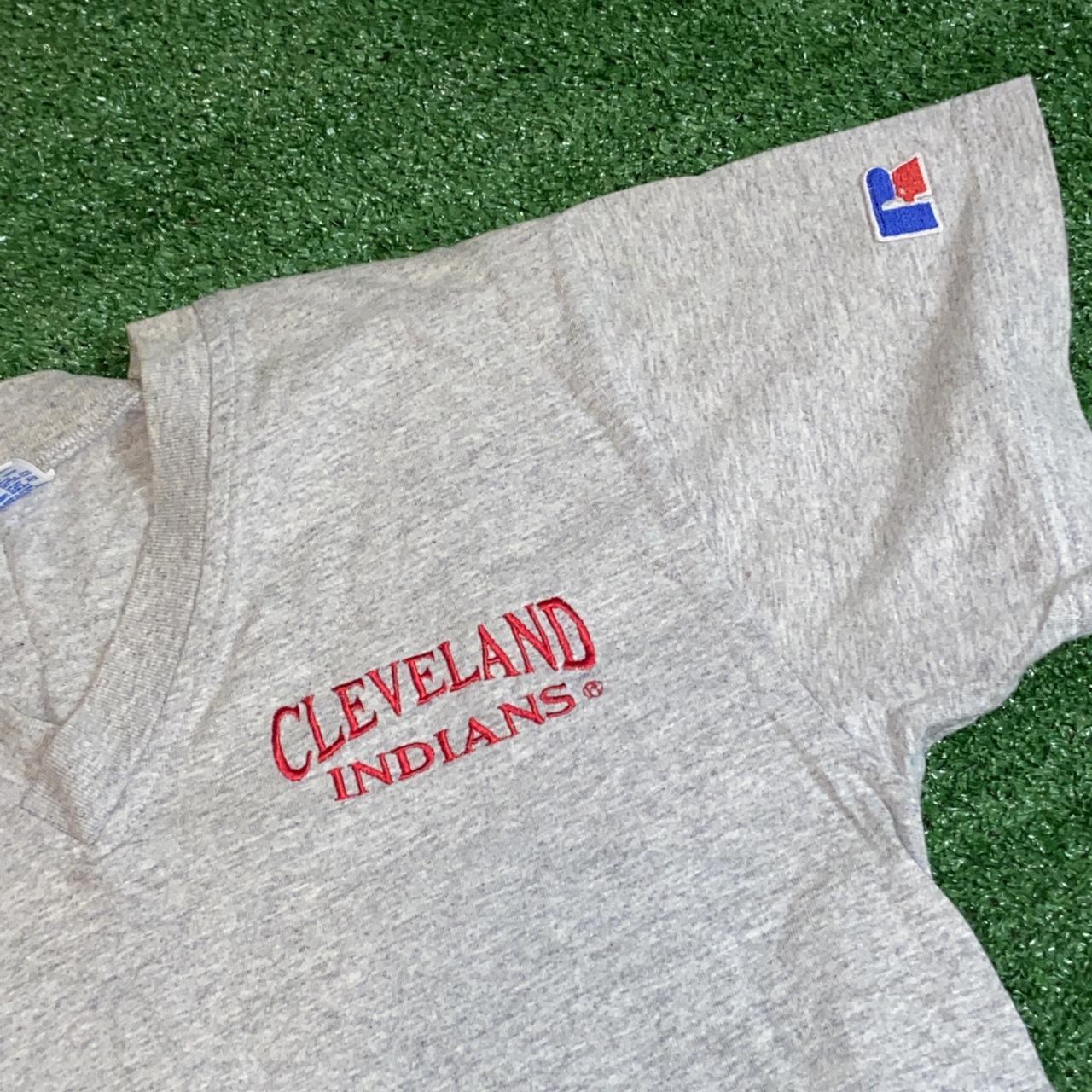 Vintage 90s Cleveland Indians Russell Athletic - Depop