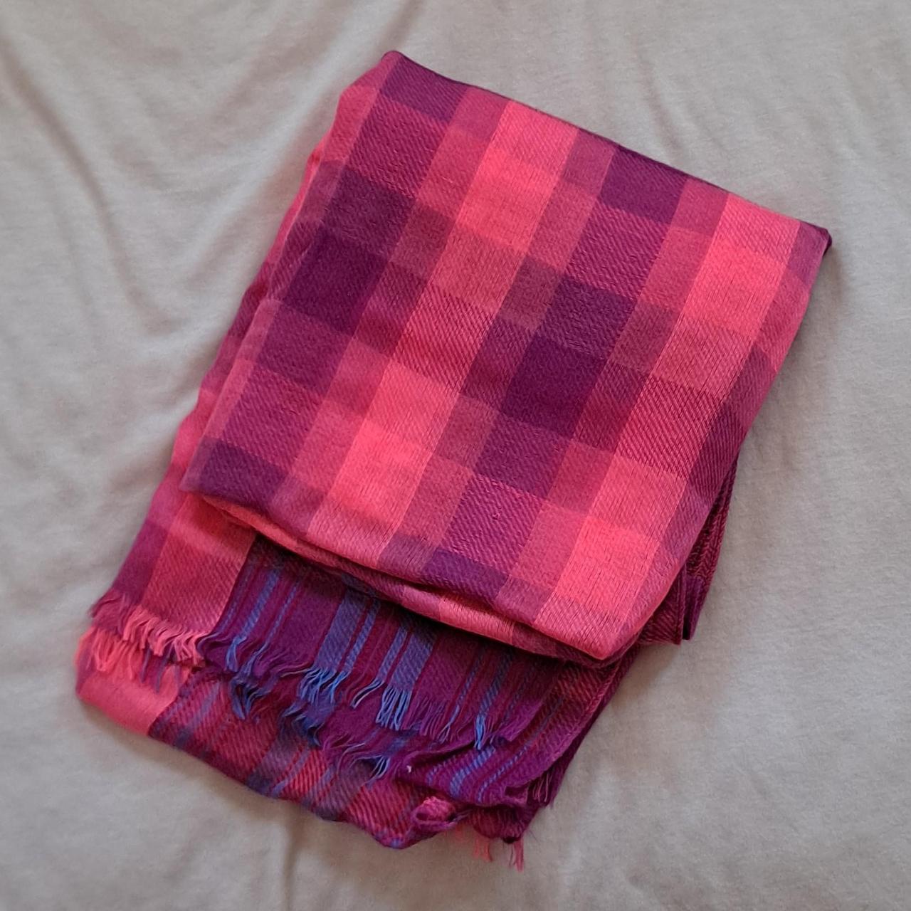 Brandy Melville Women's Pink and Purple Scarf-wraps