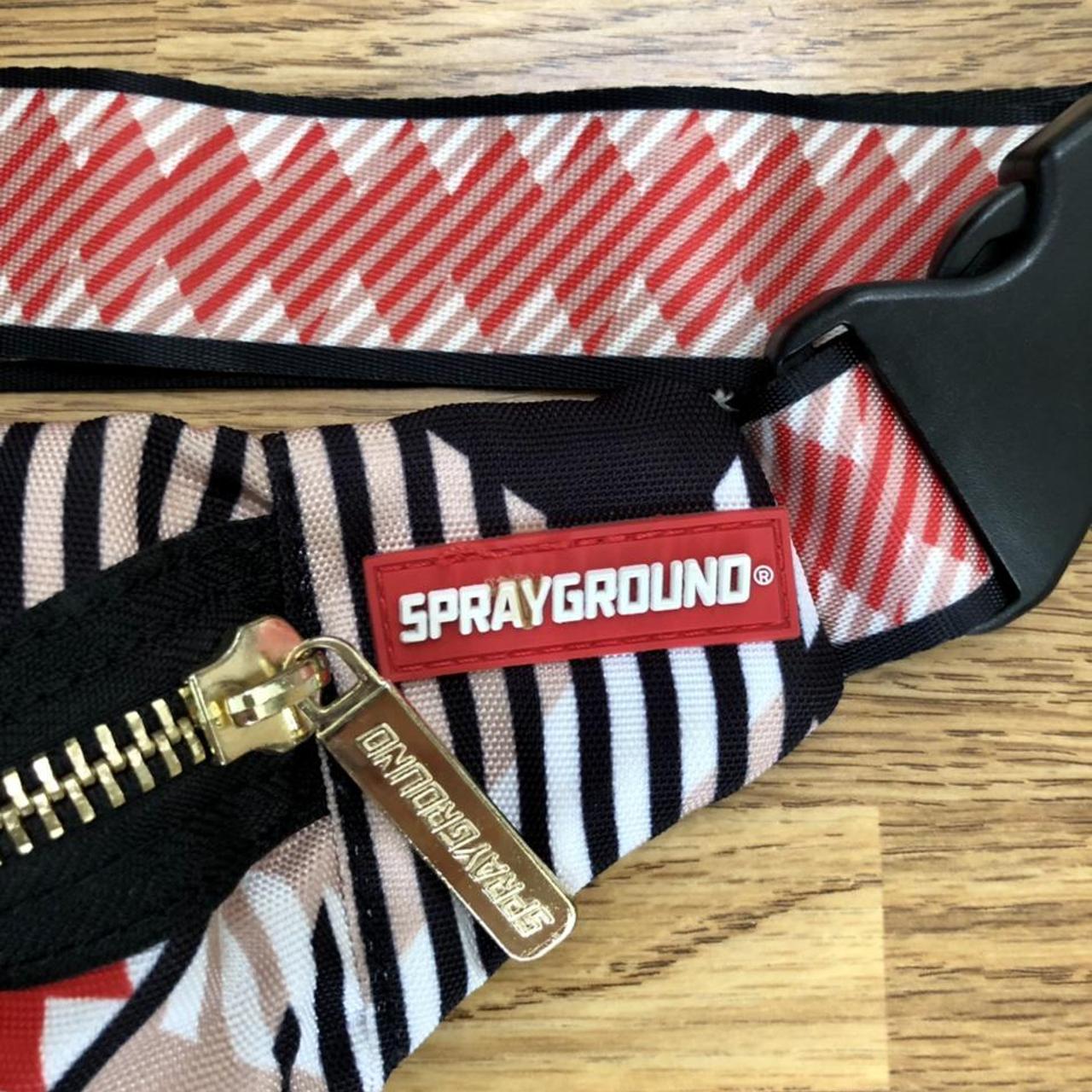 Sprayground pink gummy money bag stained and but - Depop