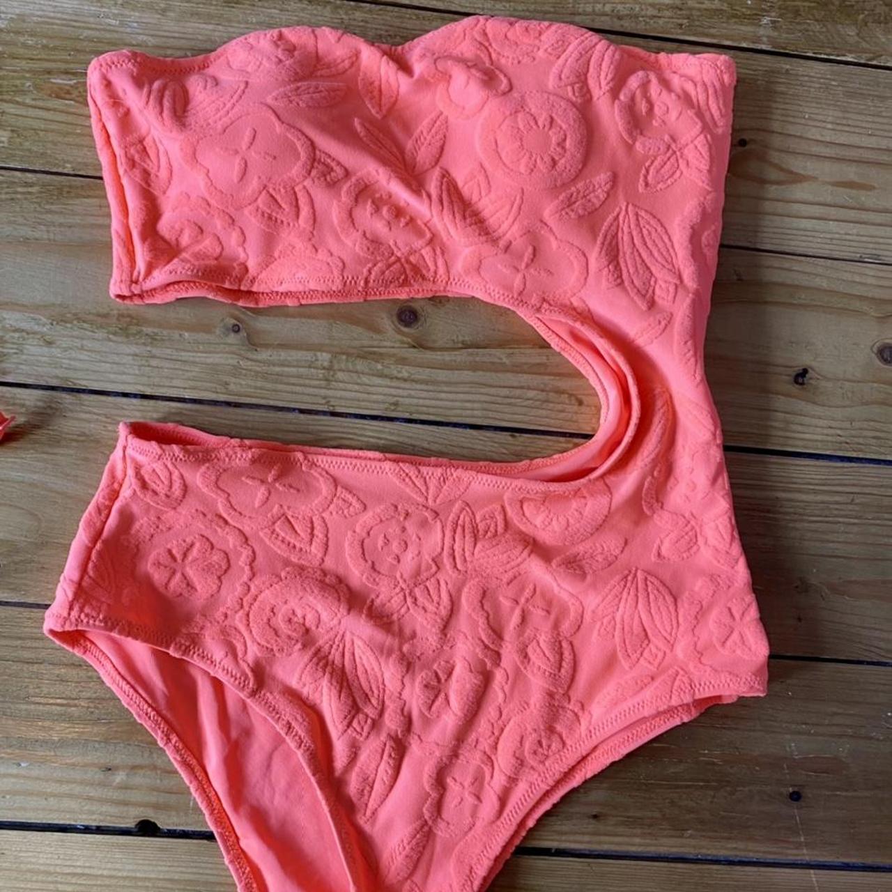 DEPOP PAY ONLY Aerie pink one piece cheeky swimsuit... Depop