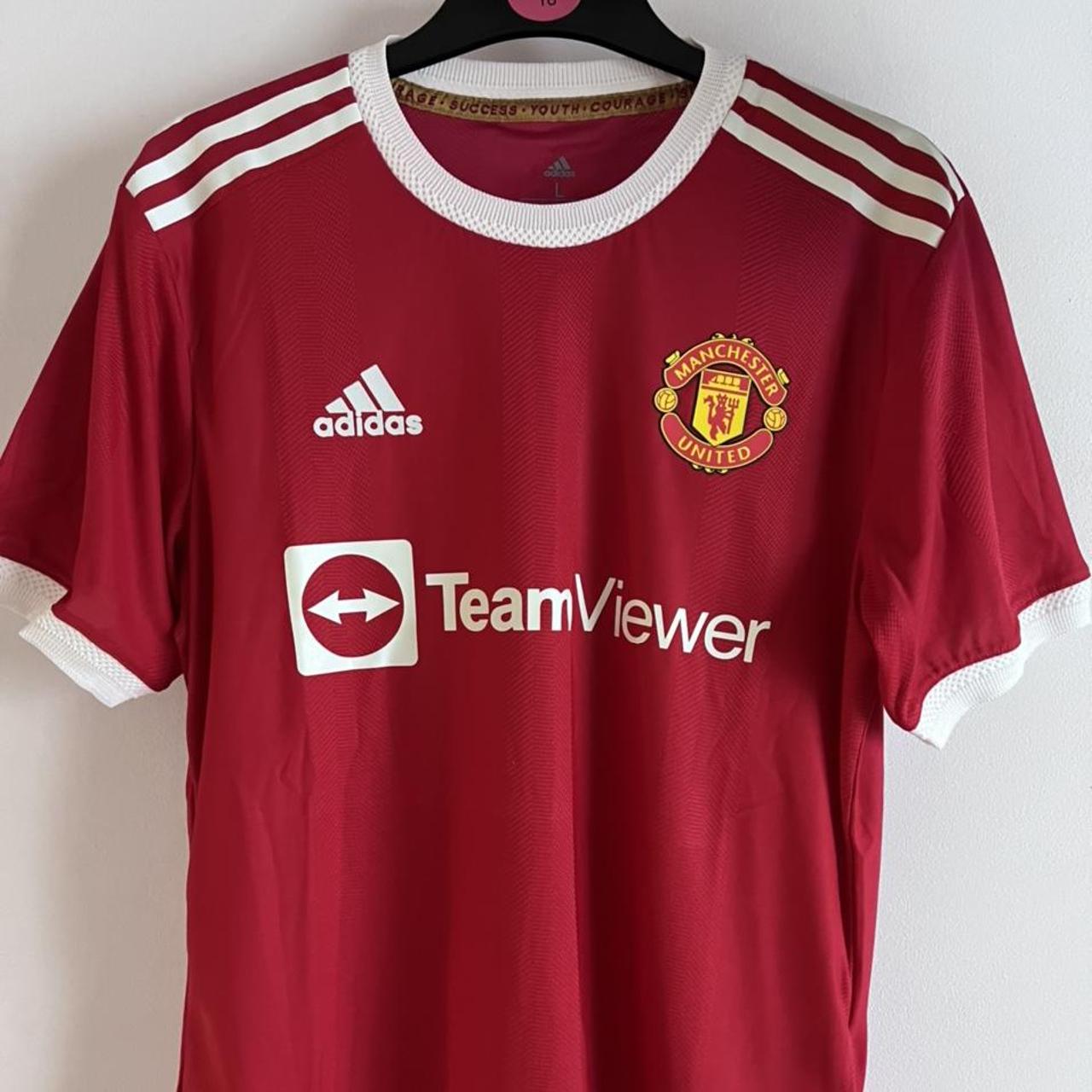 Man Utd 2021/22 Player issue home shirt #football... - Depop