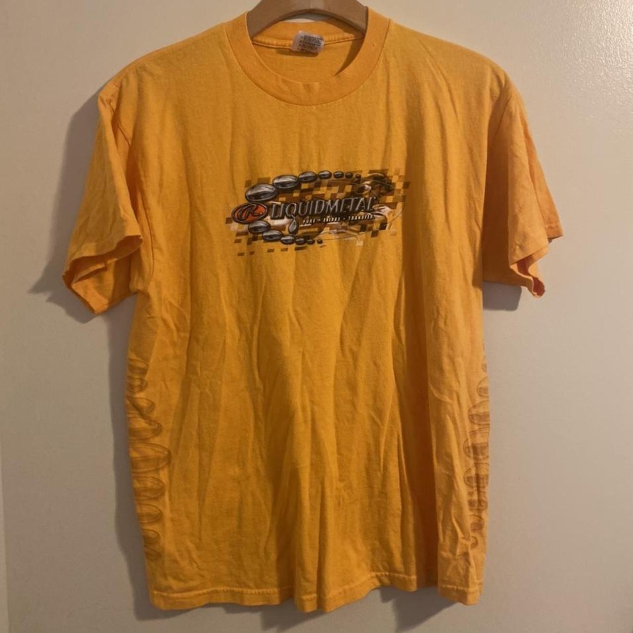 Vintage 2000s Rawlings Liquid Metal Promo Tee • Size... - Depop