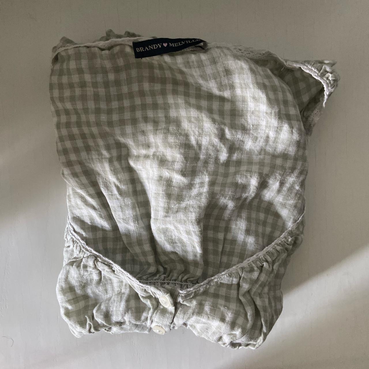 green plaid brandy melville pants