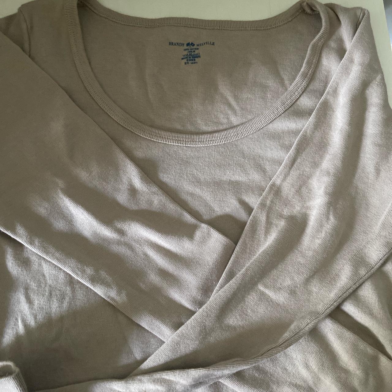 RARE tan brandy longsleeve. Never worn. #brandymelville - Depop