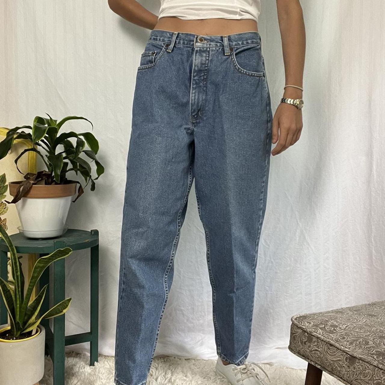 Vintage High-waisted Mom Jeans Relaxed Fit by Route... - Depop