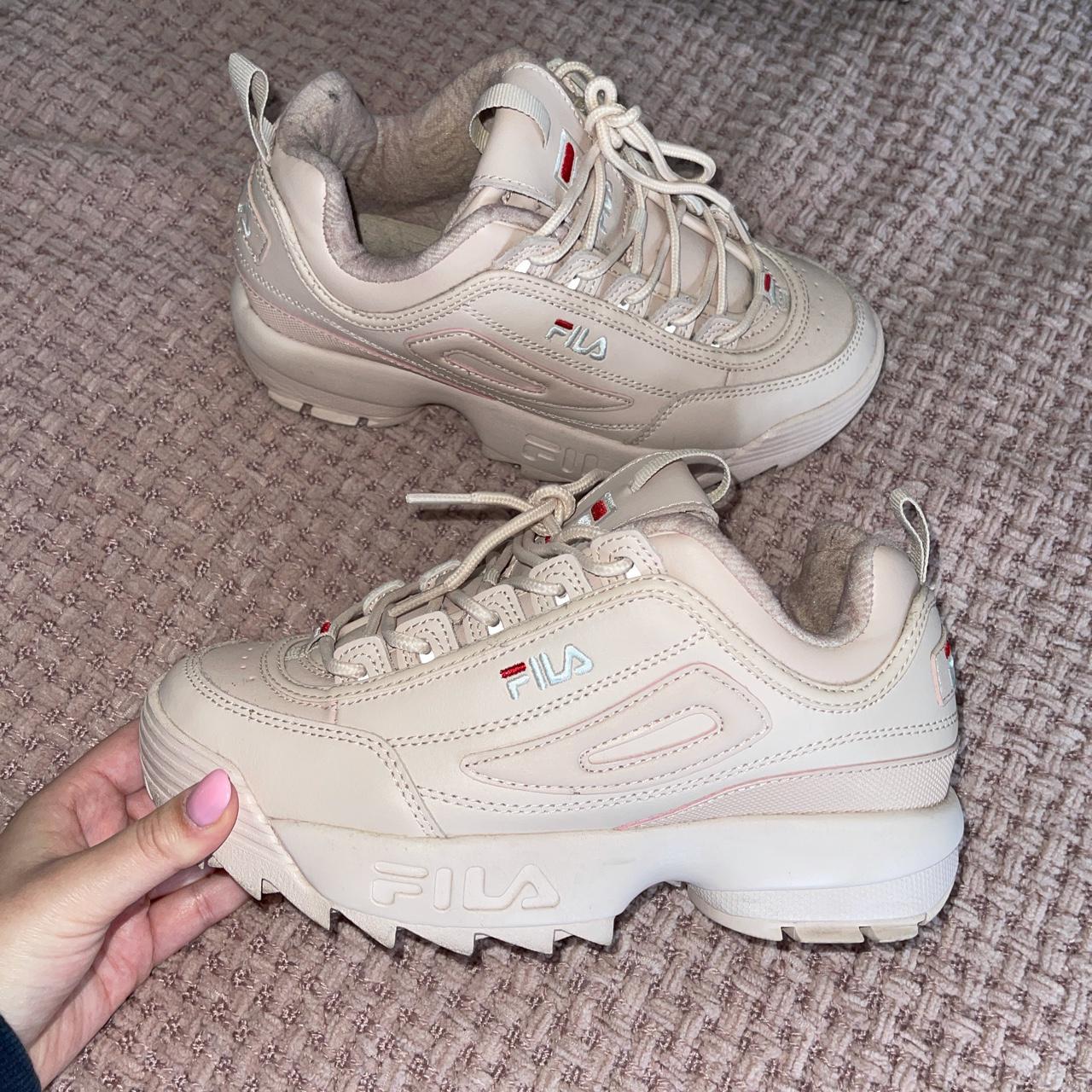 Women s FILA Disruptor II Pink Blush size 7.5. Depop