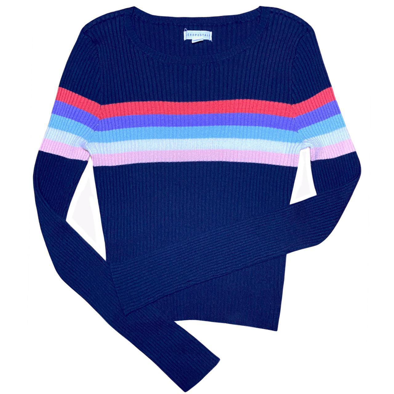 aeropostale striped shirt, round neck