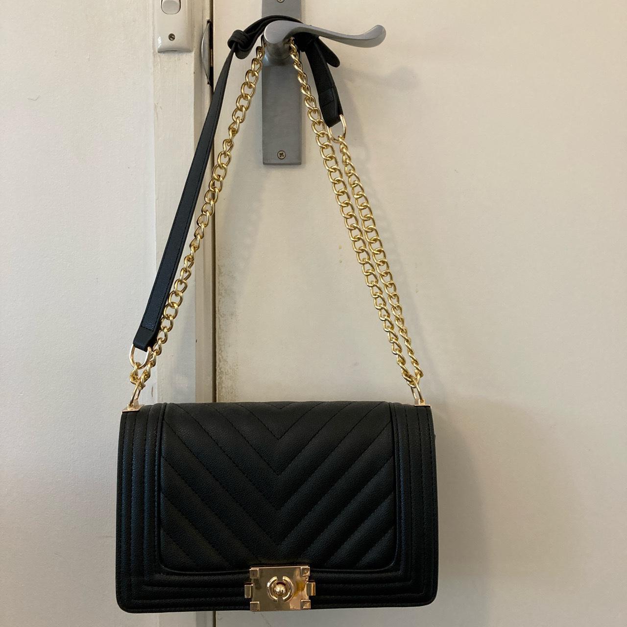 Black shoulder bag that will fit all your going out... - Depop