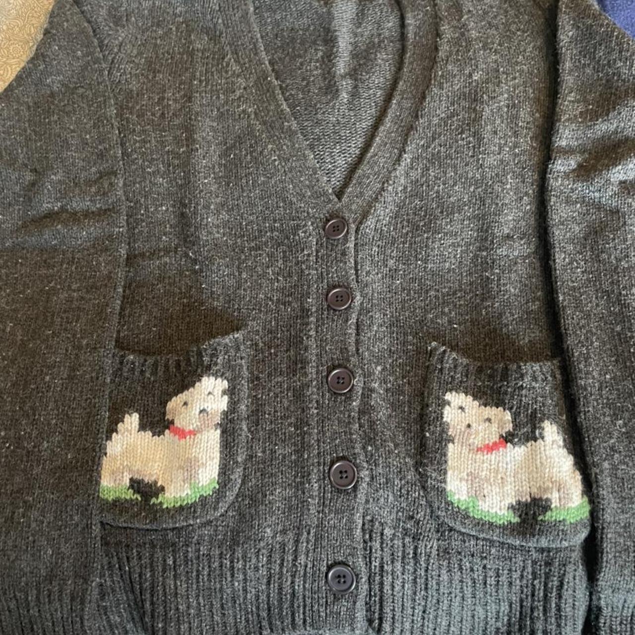 Cath Kidston size medium woollen button front... Depop