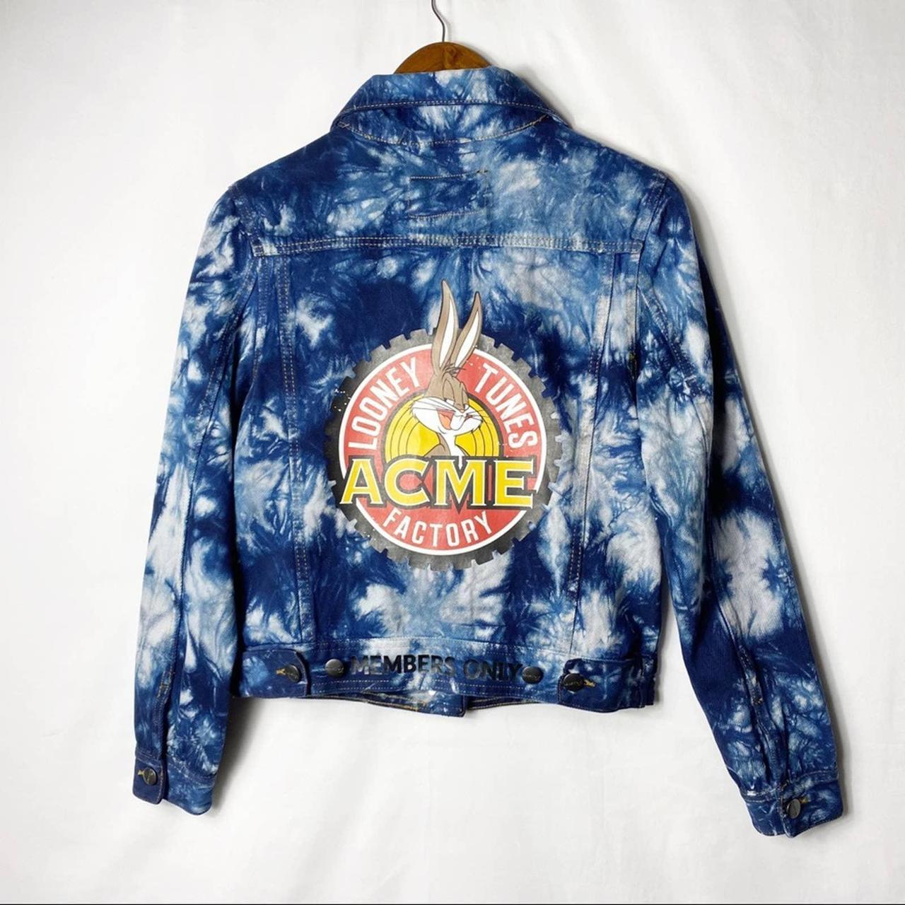 Members Only Women's Blue and White Jacket (3)
