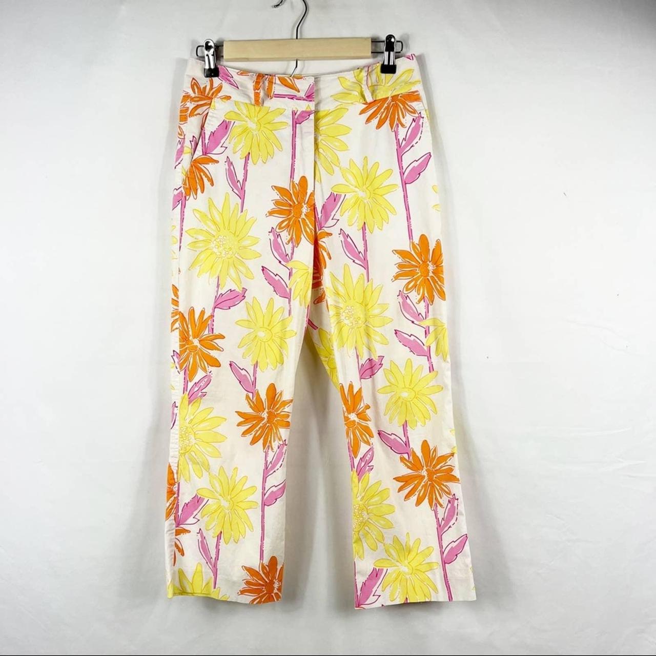 Lilly Pulitzer Women's Orange and Pink Trousers