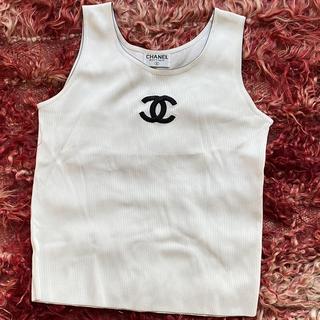 Chanel Tank top White ref.85229 - Joli Closet