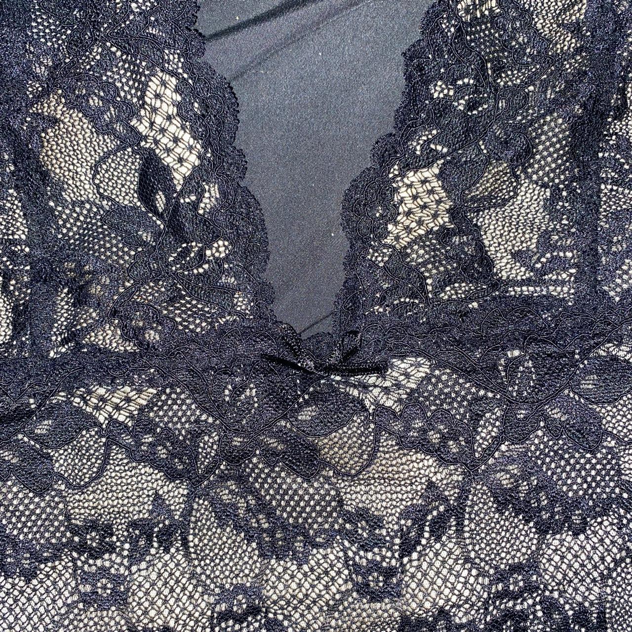 beautiful sexi lace halter top. very flattering!!... - Depop