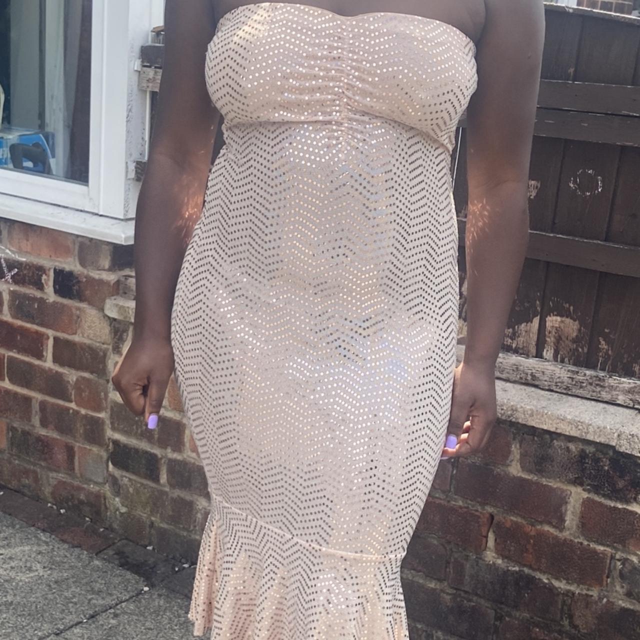 Femme luxe sparkly bodycon dress. UK size 12.... Depop