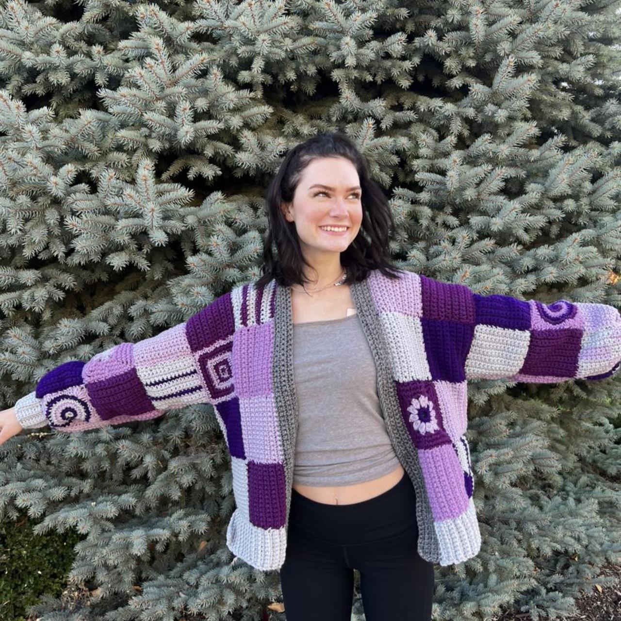 SHADES OF PURPLE SQUARED CARDIGAN! 💜, 💜inspired