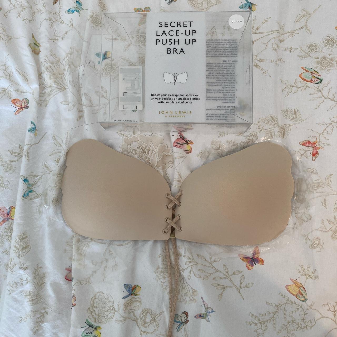 Secret Lace up push bra Purchased from John Lewis - Depop
