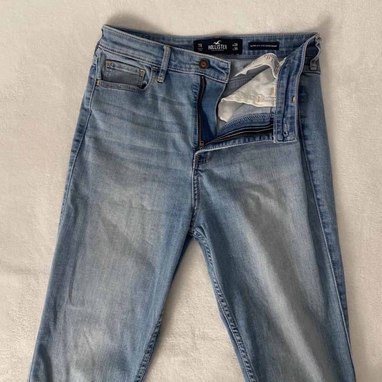 low waisted jeans hollister