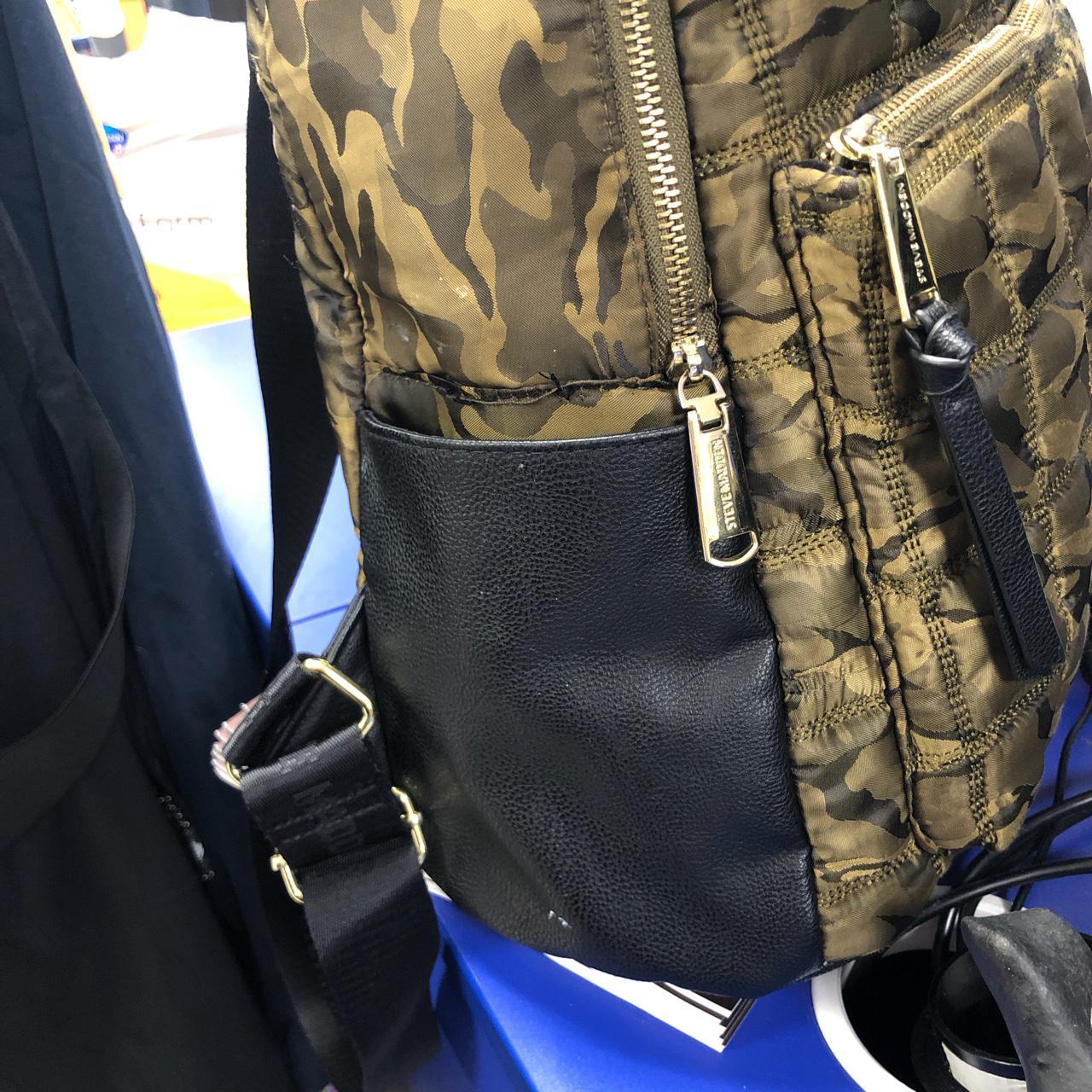 steve madden camo backpack