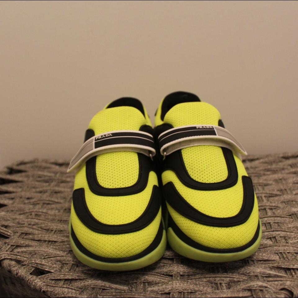 Prada cloudbust NEON GREEN YELLOW SIZE 35.5 Depop