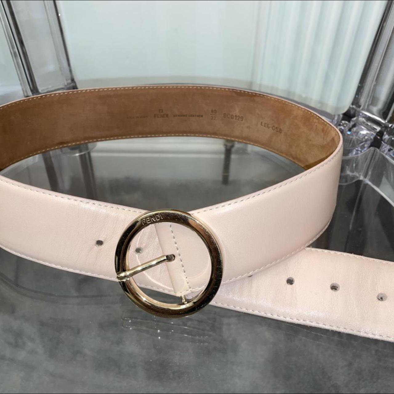 Pink fendi clearance belt