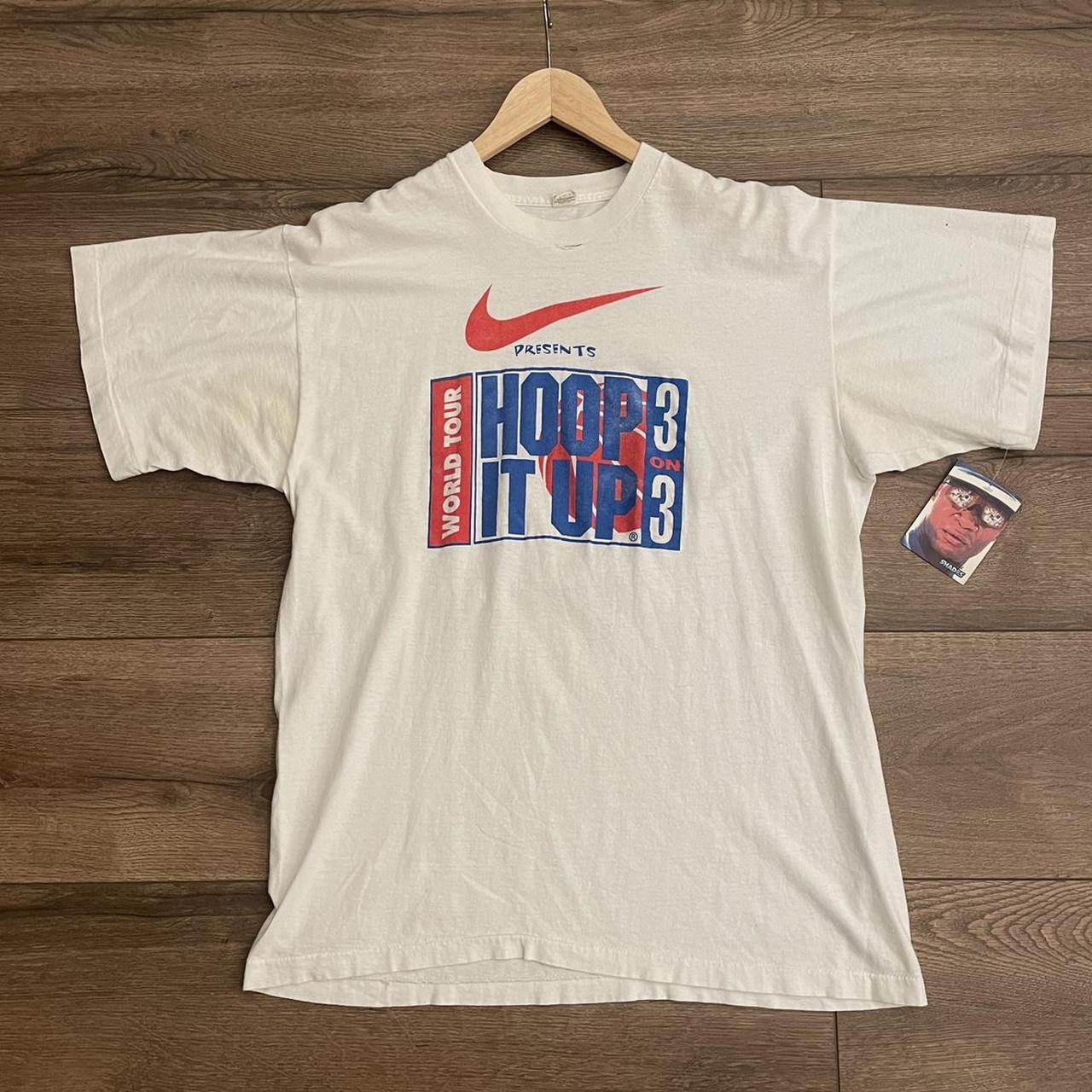 Vintage 1996 Nike Hoop It Up World Tour t-shirt 🏀 In... - Depop