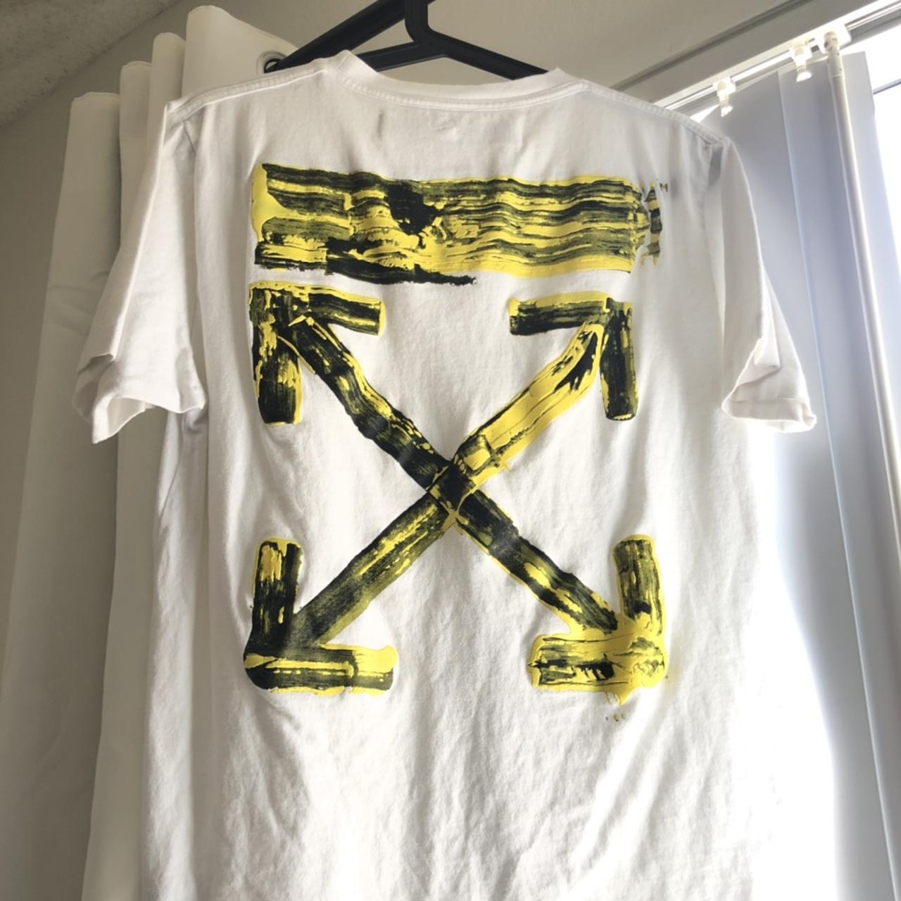 off white acrylic arrows tee