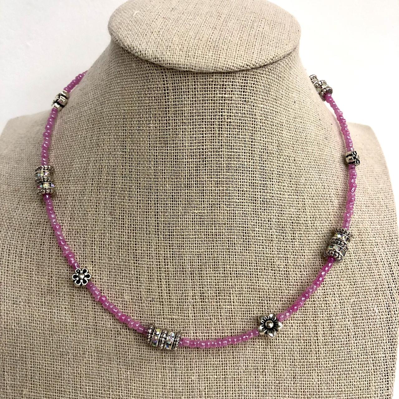 Women's Silver and Pink Jewellery