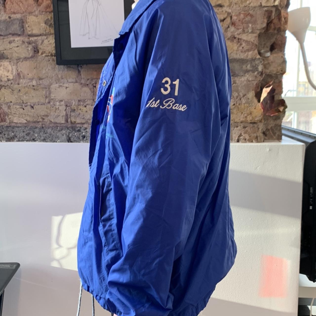 Vintage 90’s Coach/Baseball Rain jacket. Super cool... Depop