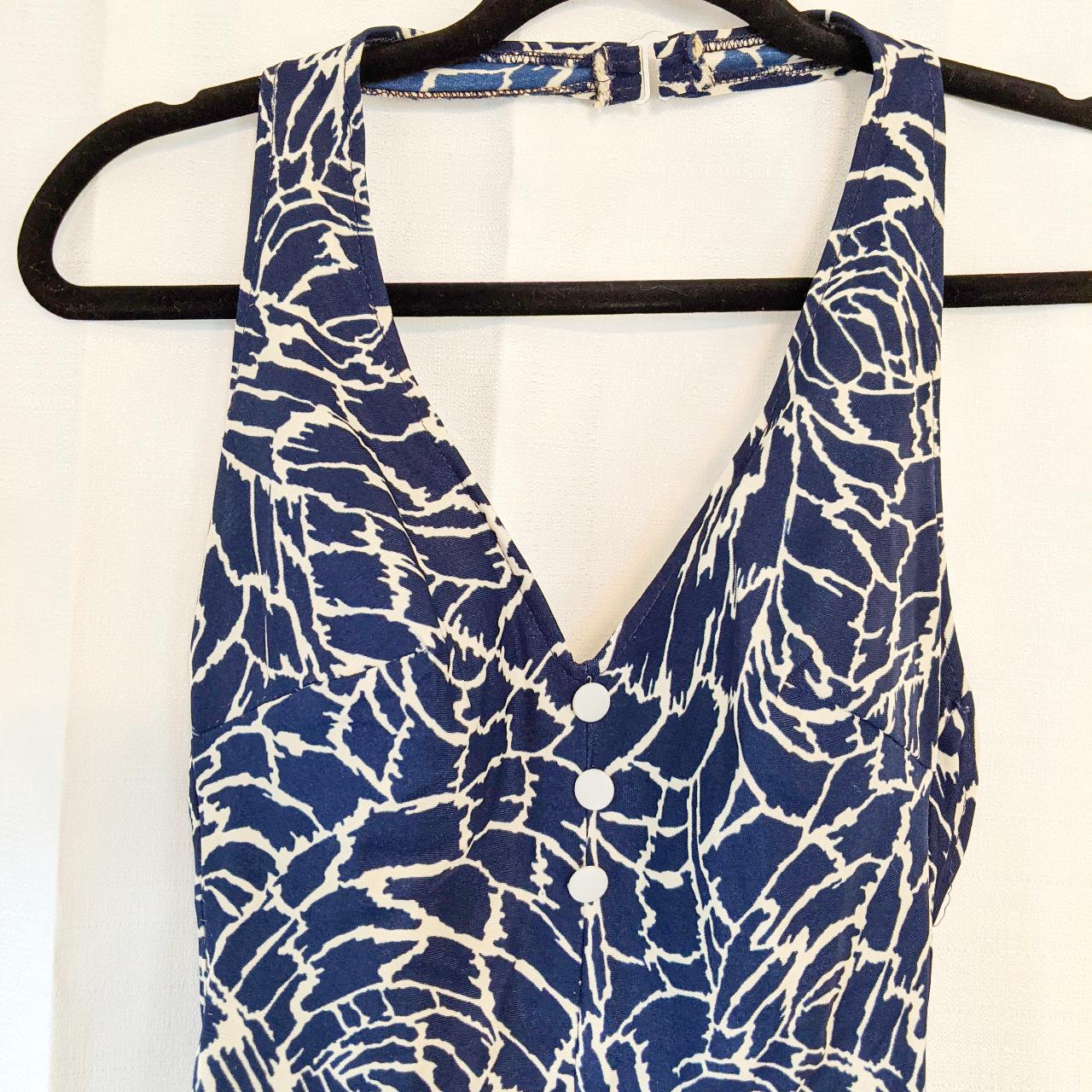 Sears Women's Blue and White Bodysuit (4)