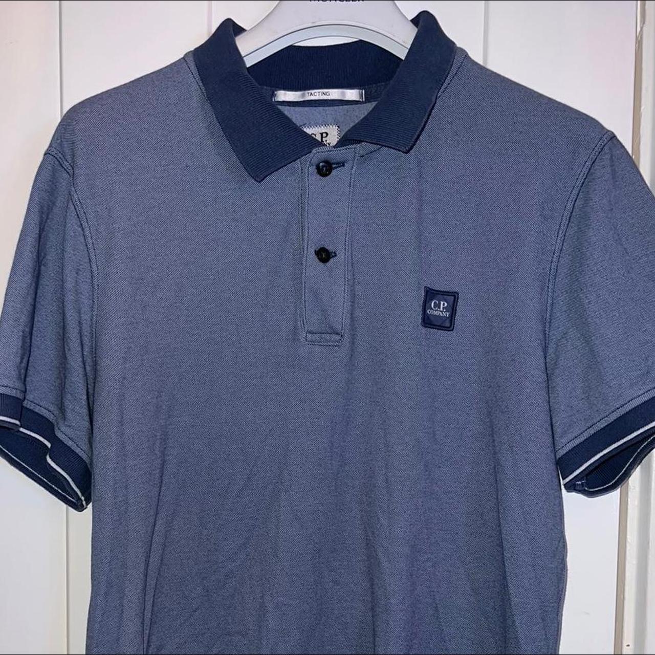 Genuine blue CP company polo shirt. Excellent... - Depop