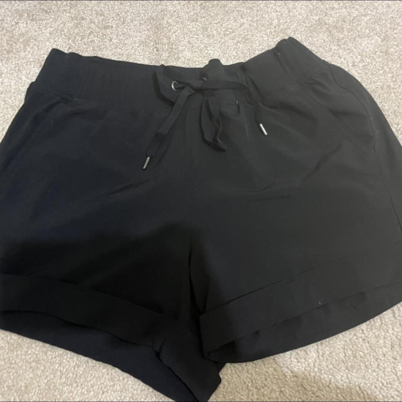 target champion black running shorts. womens size