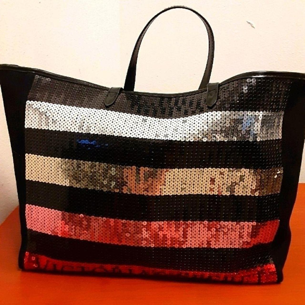 victorias secret sequin tote