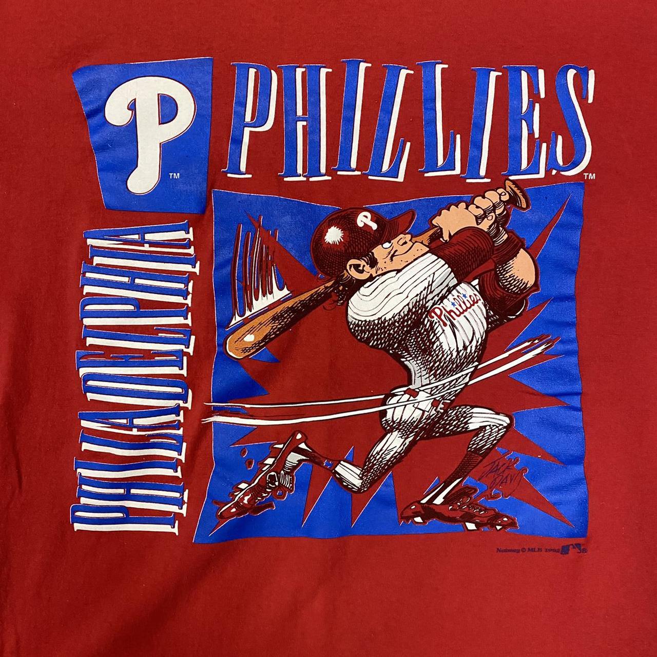 Vintage 90's MLB Philadelphia Phillies Jersey Size - Depop