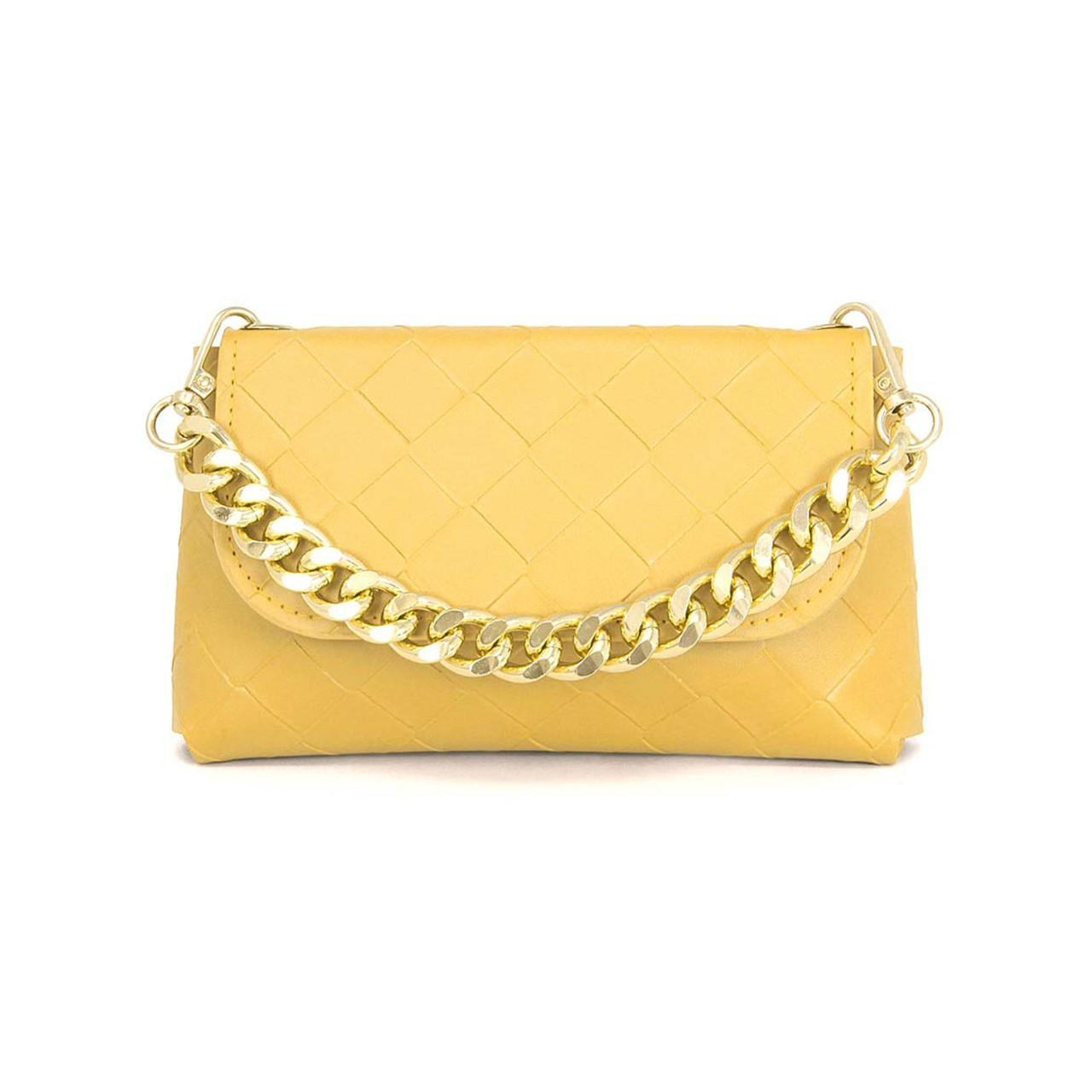 💛👝ROMANTIC YELLOW CHAIN BELT BAG 💛👝 A perfect bag... - Depop