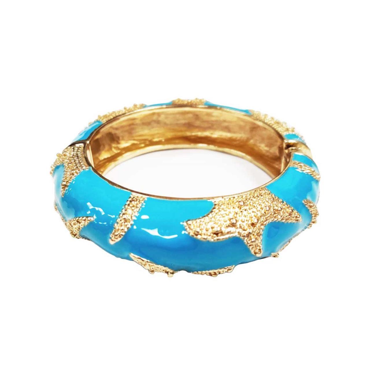 💙 💙TURQUOISE ENAMEL LACQUER STARFISH... Depop