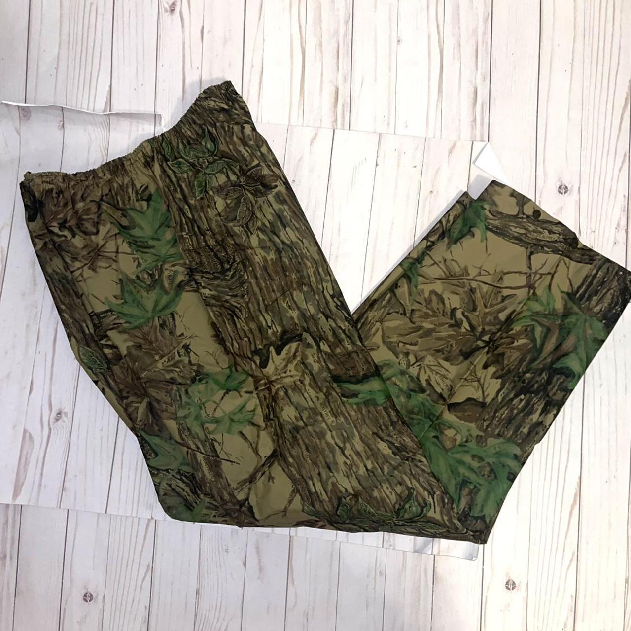 VINTAGE BAGGY FIT REALTREE FOREST CAMOUFLAGE RAIN... - Depop