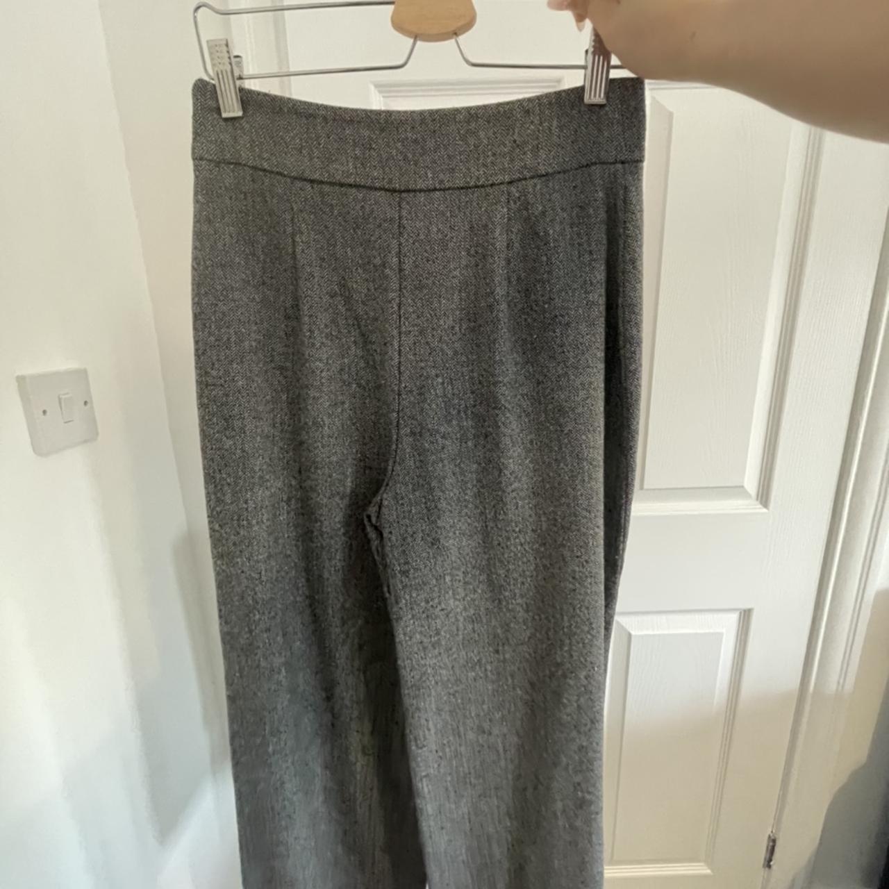 Zara Women's Grey Trousers | Depop