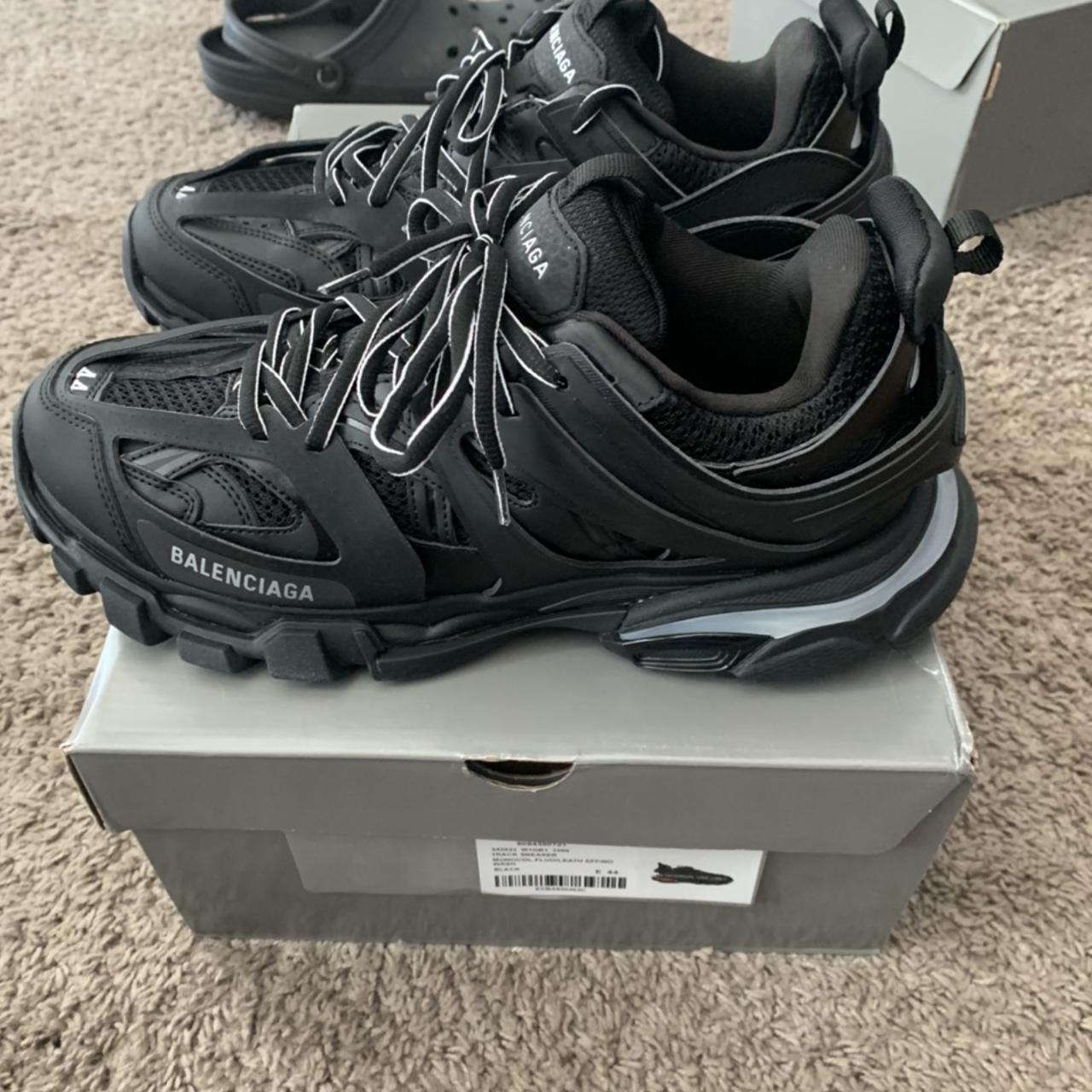 black balenciaga track women's