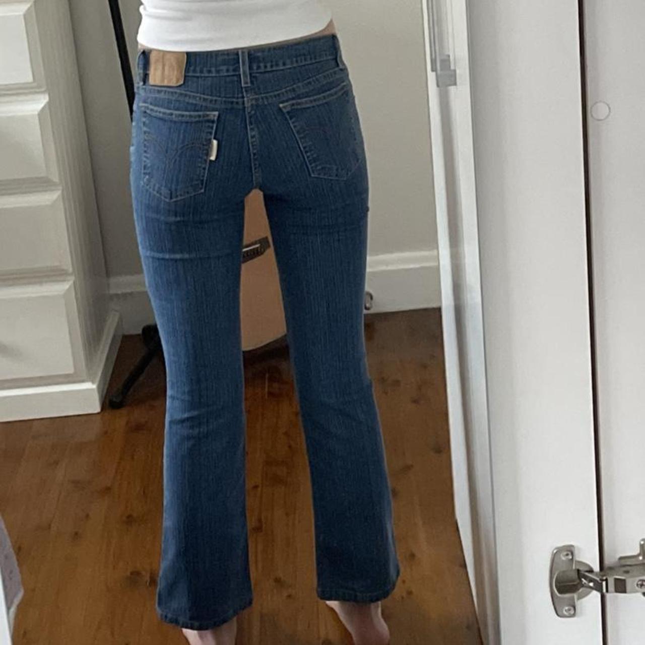 Low rise bootcut dark denim jeans 🧸💗🕊 Extremely easy... - Depop