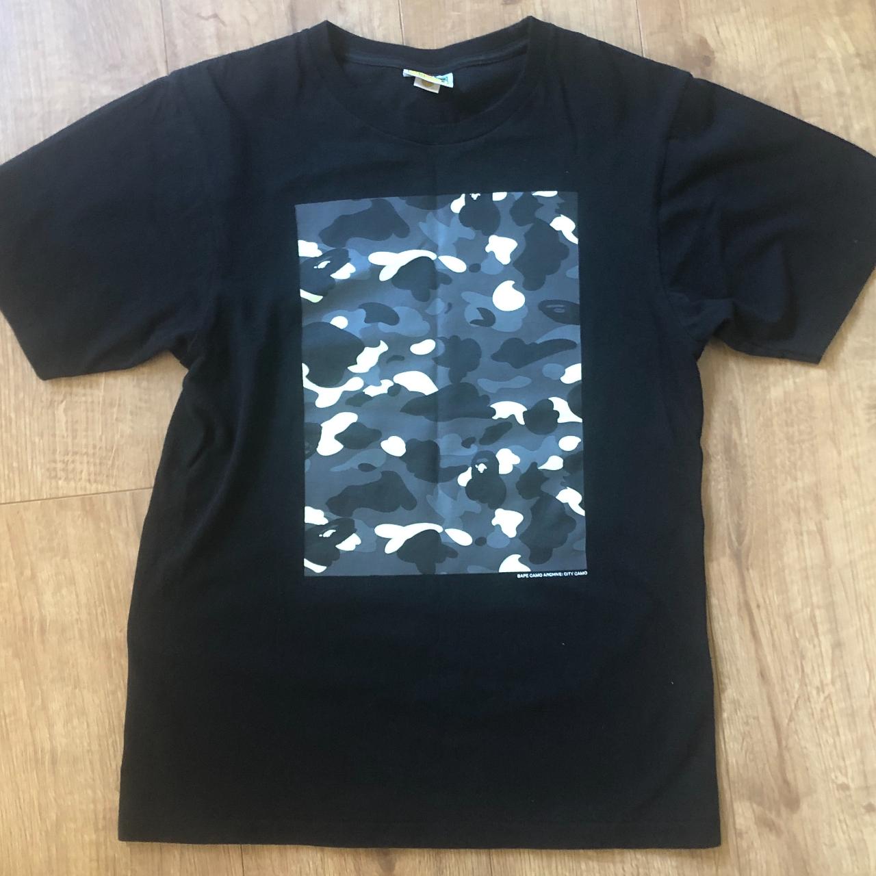 glow in the dark bape shirt