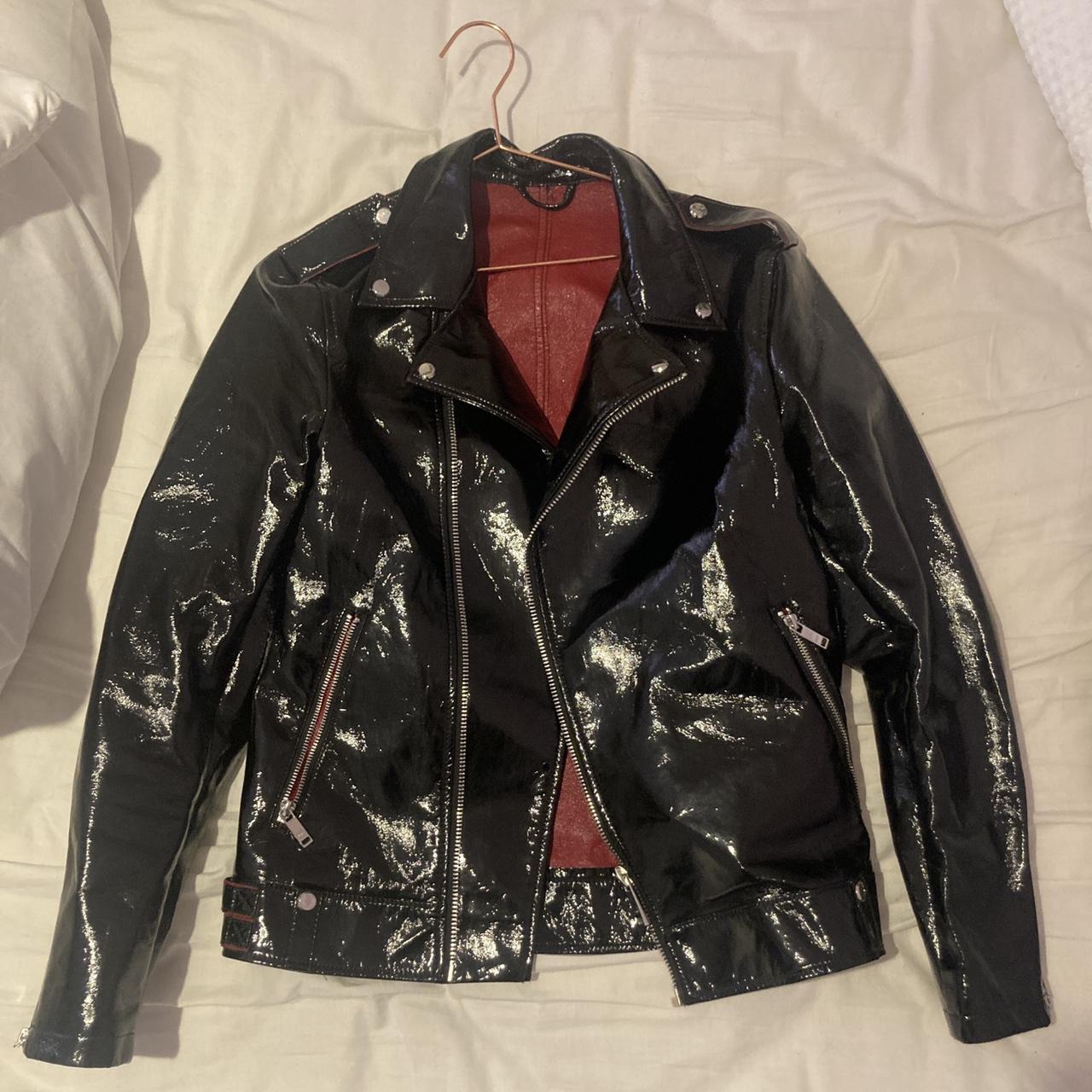 zara pvc jacket