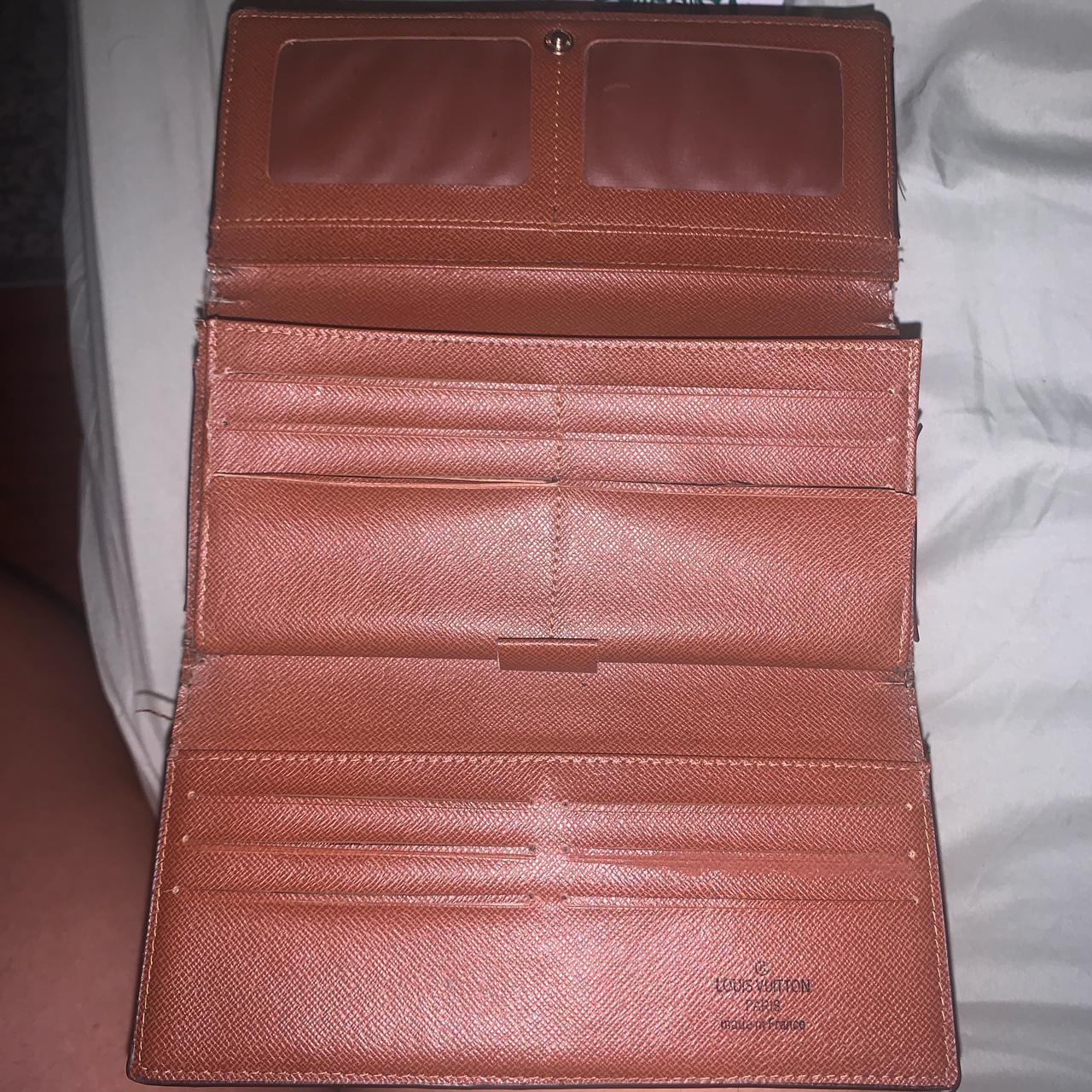 2003 Louis Vuitton Wallet Normal wear, note rip on - Depop
