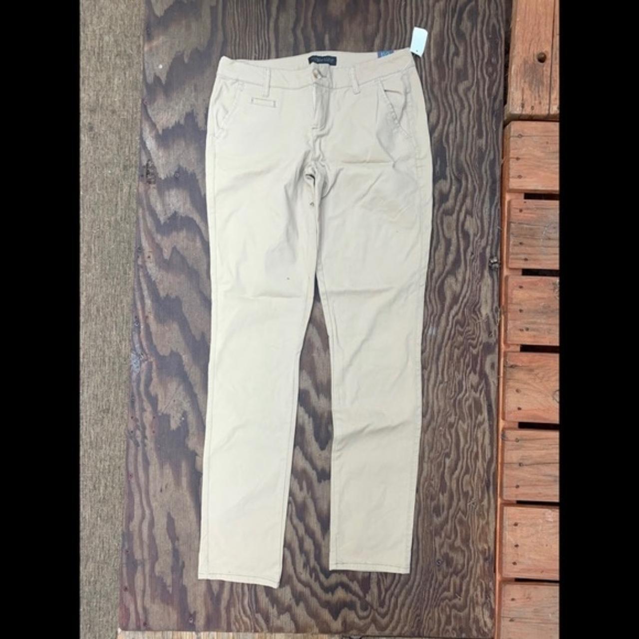 Aeropostale Tan Pants / uniform pants Size 2 - Depop