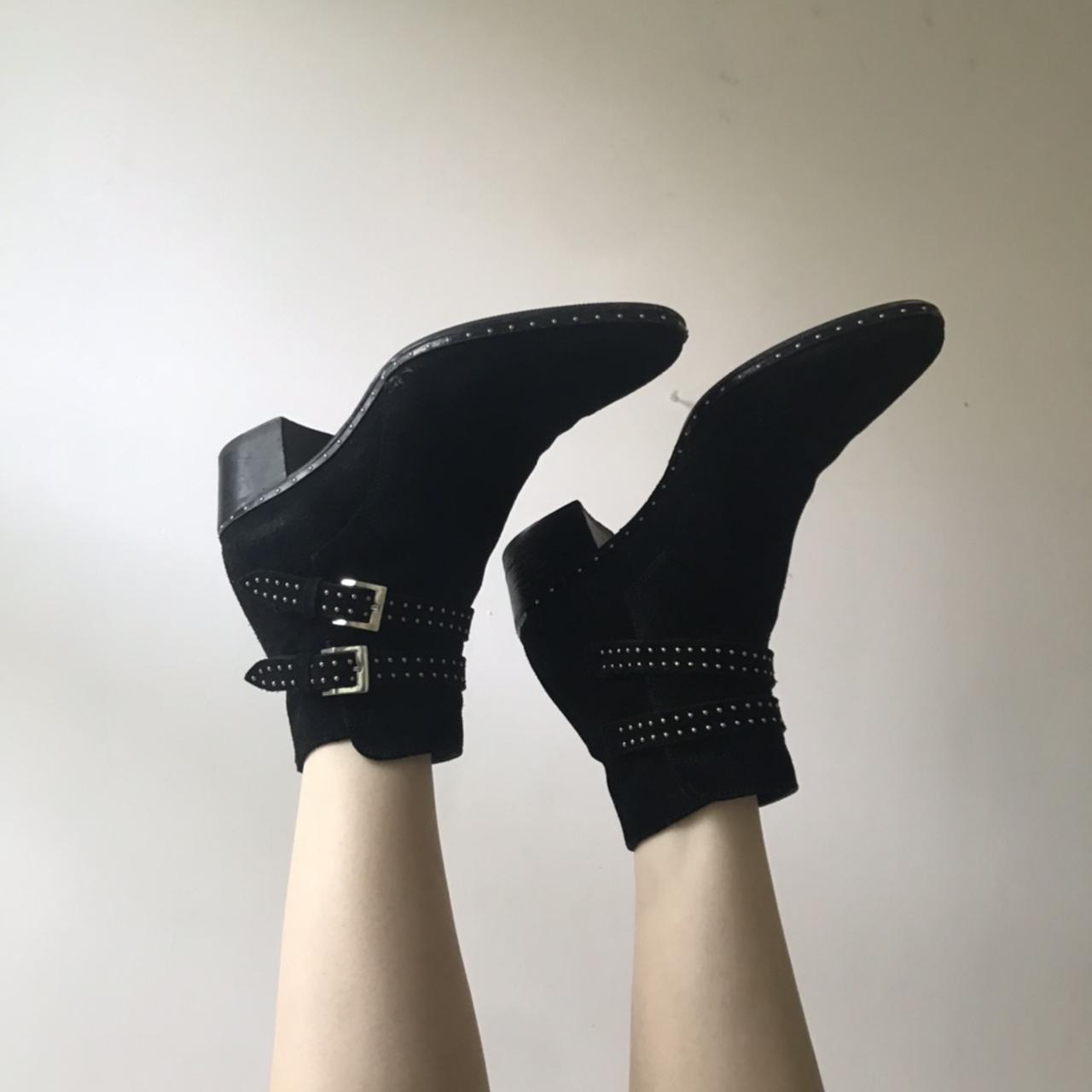 The kooples black suede studded