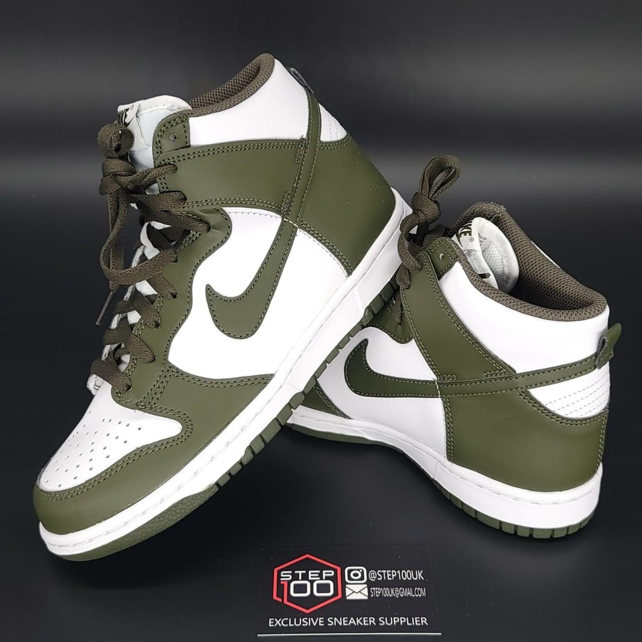 Nike Dunk High Khaki uk 4 4.5 5 5.5 Brand new... - Depop