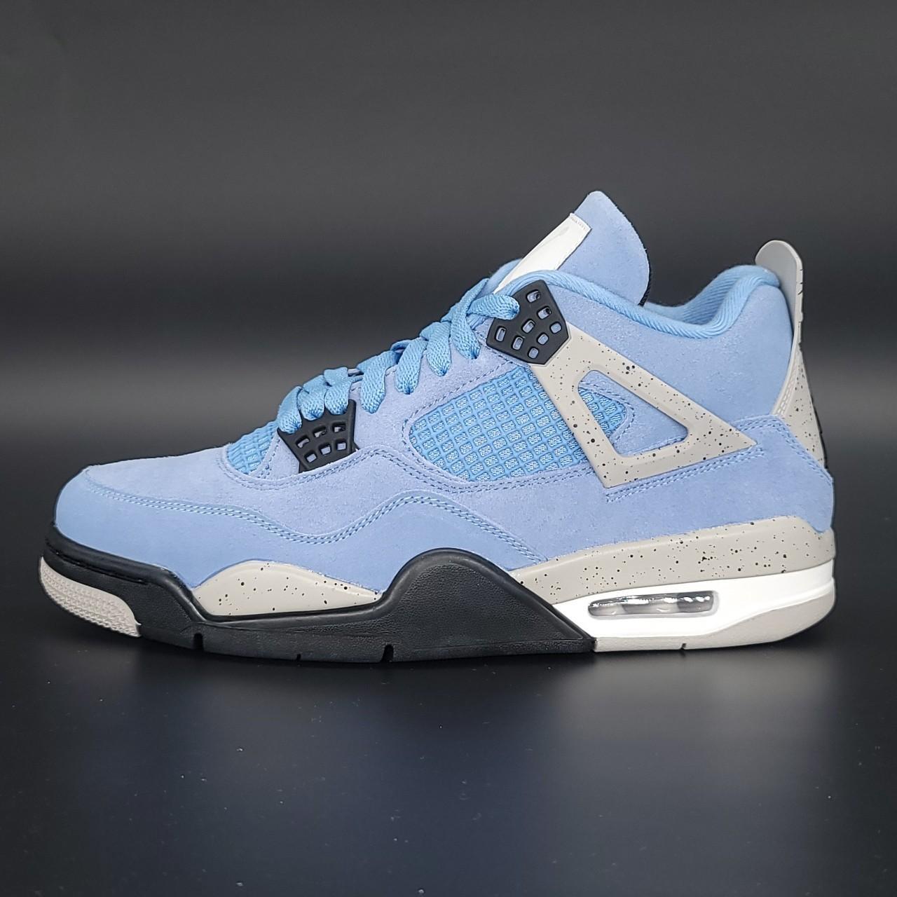 NIKE AIR JORDAN 4 UNIVERSITY BLUE UNC GS UK5 6 (39)... - Depop