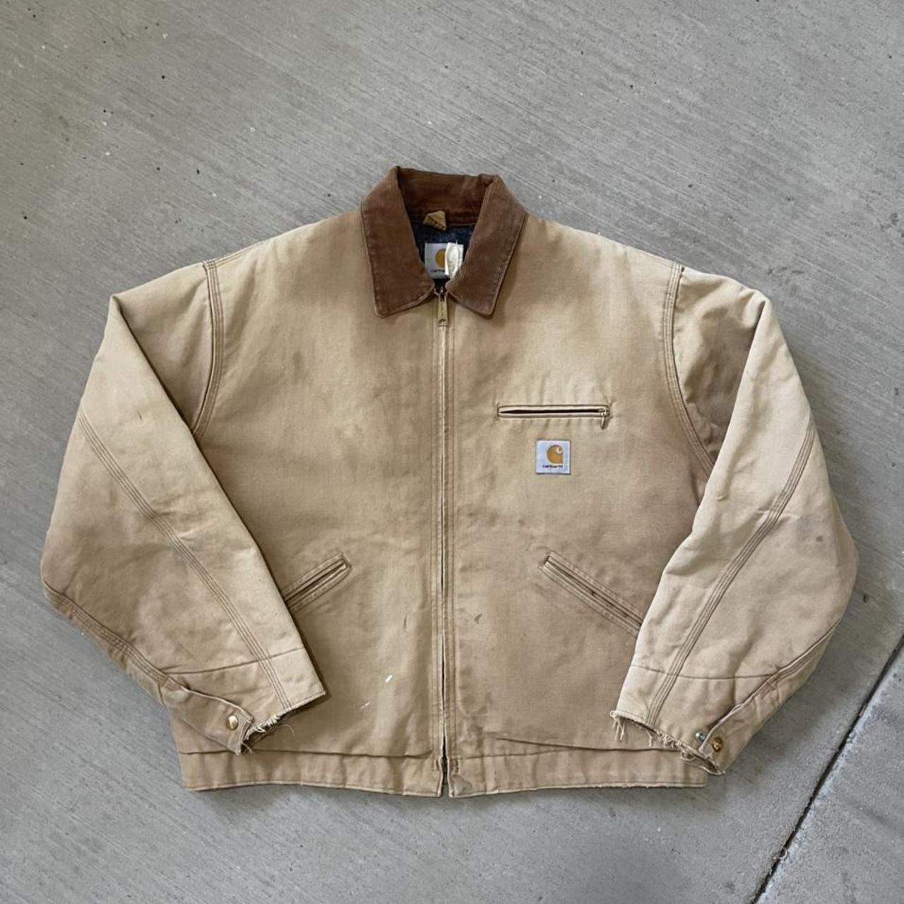 Vintage 90s Carhartt Denali Work Wear Jacket Size XL... - Depop