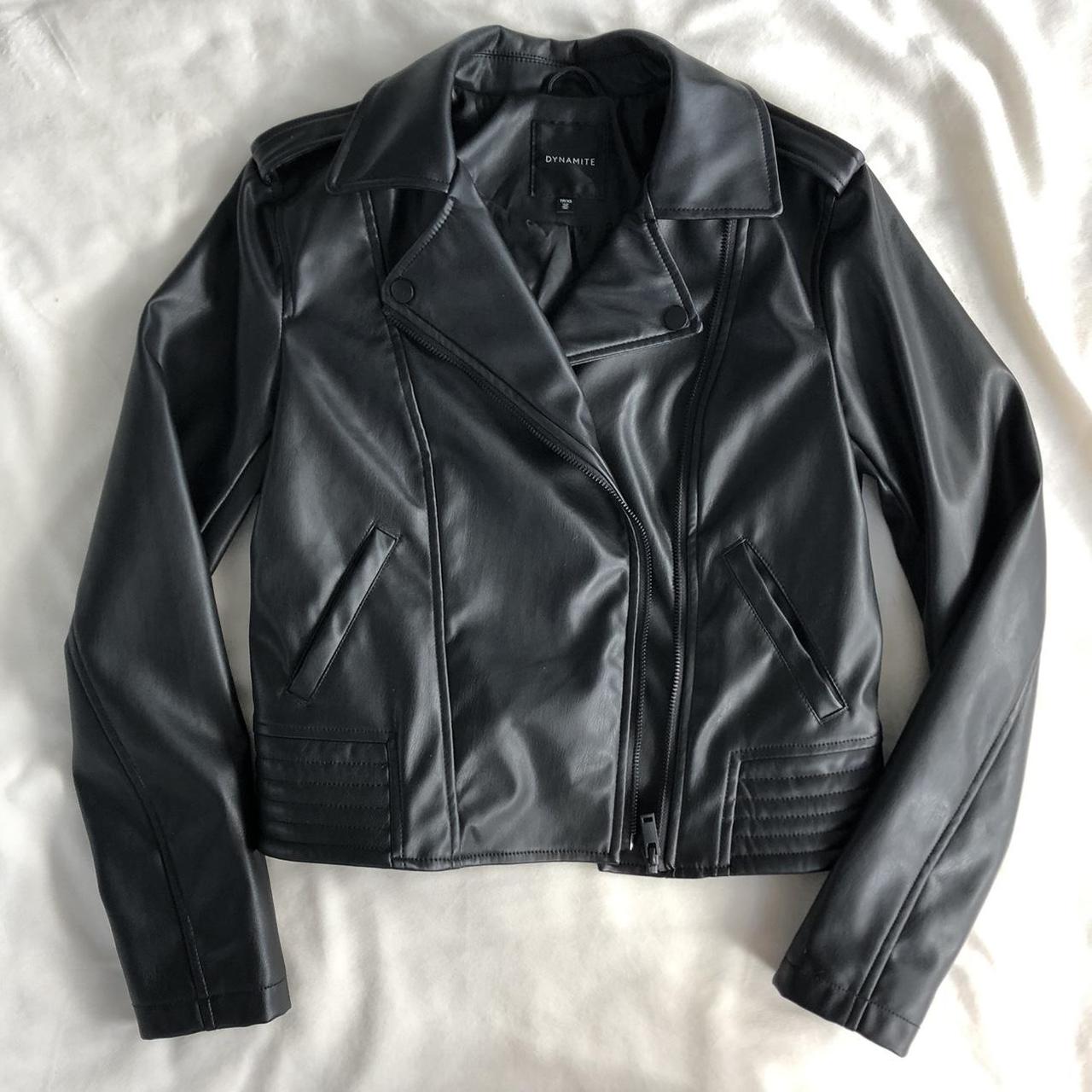 dynamite faux leather jacket